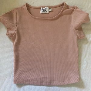 princess polly pink crop top